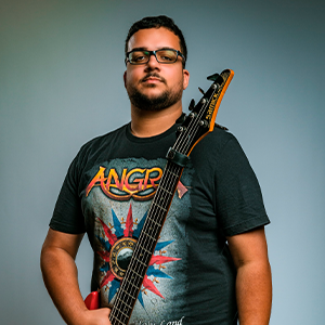 Foto do instrumentista André Matos