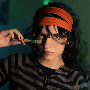 Foto da ilustradora Faíska